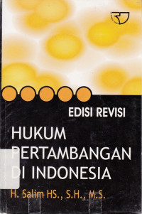 Hukum pertambangan di Indonesia