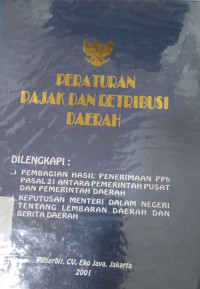 Peraturan pajak dan retribusi daerah