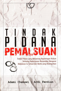Tindak Pidana Pemalsuan