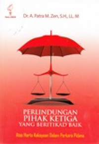 Perlindungan pihak ketiga yang beritikad baik: atas harta kekayaan dalam perkara pidana