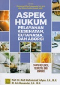 Aspek hukum pelayanan kesehatan, eutanasia, dan aborsi: suatu refleksi, teoretis, dan empiris