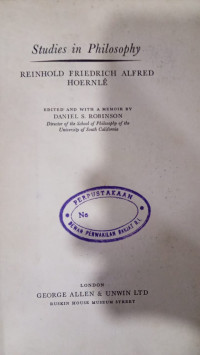 Studies in Philosophy