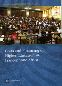 Cost and financing of higher education in Francophone Africa