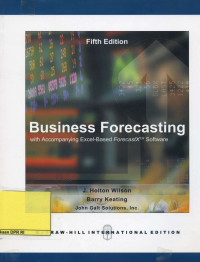 Business forecasting with accompanying excel-based forecastX TM software