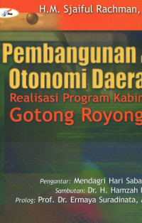 Pembangunan dan otonomi daerah