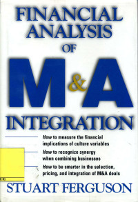 Financial analysis of M & a integration