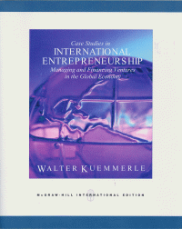 Case studies in international entrepreneurship