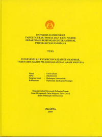 Intervensi Low Coercion ASEAN di Myanmar, Tahun 2003 : Kasus Pelanggaran Hak Asasi Manusia