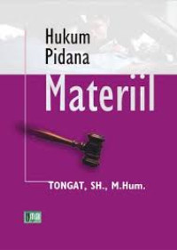 Hukum pidana materiil