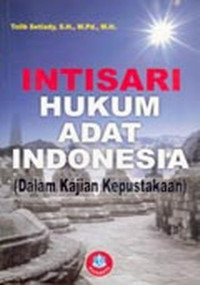 Intisari hukum adat Indonesia