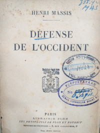 Defense de L'Occident