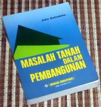 Masalah tanah dalam pembangunan