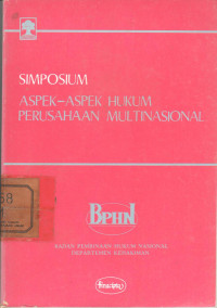 Simposium aspek-aspek hukum perusahaan multinasional