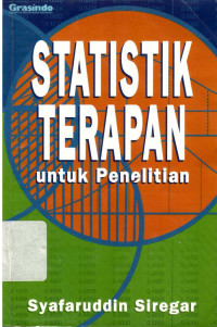 Statistik terapan untuk penelitian