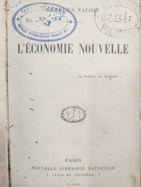 L'Économie Nouvelle
