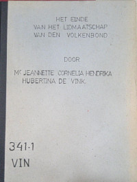 Het Einde van Het Lidmaatschap van Den Volkenbond