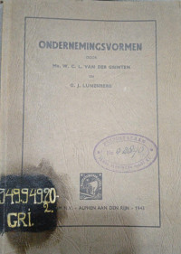 Ondernemingsvormen