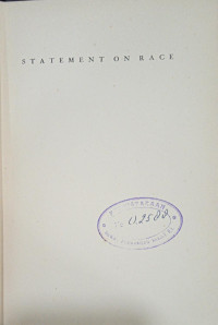 State On Race : The Story of UNESCO's Statement on Race Problems