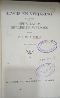 Bewijs en Verjaring naar Het Nederlands Burgerlijk Wetboek