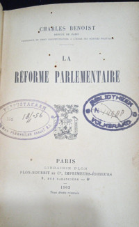 La Réforme Parlementaire