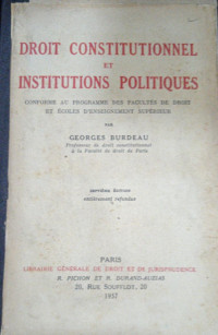 Droit Constitutionnel et Institutions Politiques