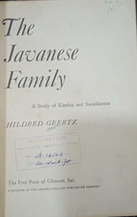 The Javanese Family