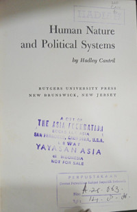 Human Nature and Political Systems