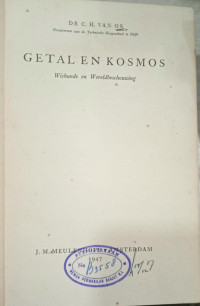 Getal en Kosmos: Wiskunde en Wereldbeschouwing