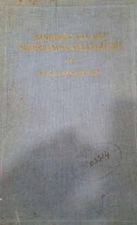 Handboek van Het Nederlandse Staatrecht (de vierde druk)