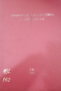 Provincie West-Java Jaarverslaag 1935