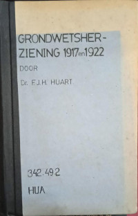 Grondwetsherziening 1917 en 1922