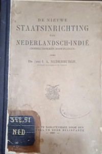 De Nieuwe Staatsinrichting van Nederlandsch-Indie