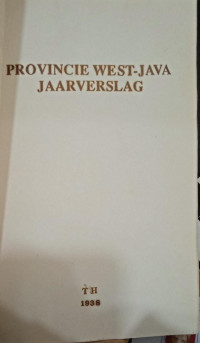 Provincie West-Java Jaarverslag