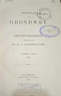 Ontstaan der Grondwet