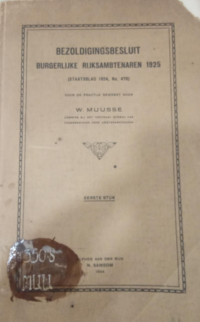 Bezoldigingsbesluit Burgerlijke Rijksambtenaren 1925