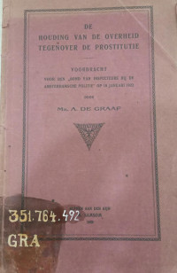 De Houding van De Overheid tegenover De Prostitutie