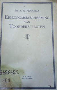 Eigendombescherming van Toondereffecten