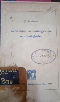 Gementeen in buitengewone omstandigheden