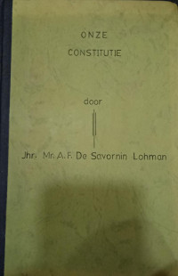 Onze Constitutie