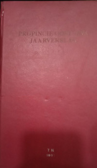 Propincie Oost-Java: Jaarverslag 1935 (Provincie Oost-Java: Jaarverslag 1935)