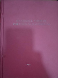 Handboek voor de Politiek (Handboek voor de Politiek)