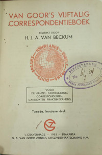 Van Goor's Vijftalig Correspondentieboek (tweede, herziene druk)