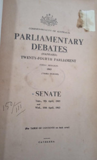 Parlementary Debates