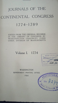 Journals of the Continental Congress