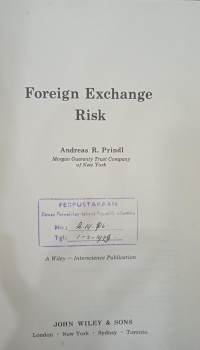 Foreign Exchange Risk