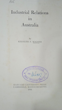 Industrial Relation in Australia