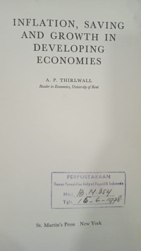 Inflation, Saving and Growth in Developing Economies