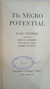 The Negro Potential