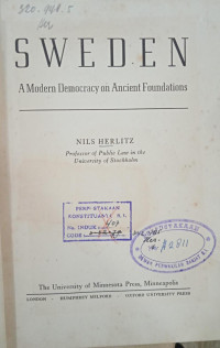 Sweden: A Modern Democracy on Ancient Foundations