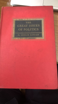 The Great Issues of Politics: An Introduction to Political Science
